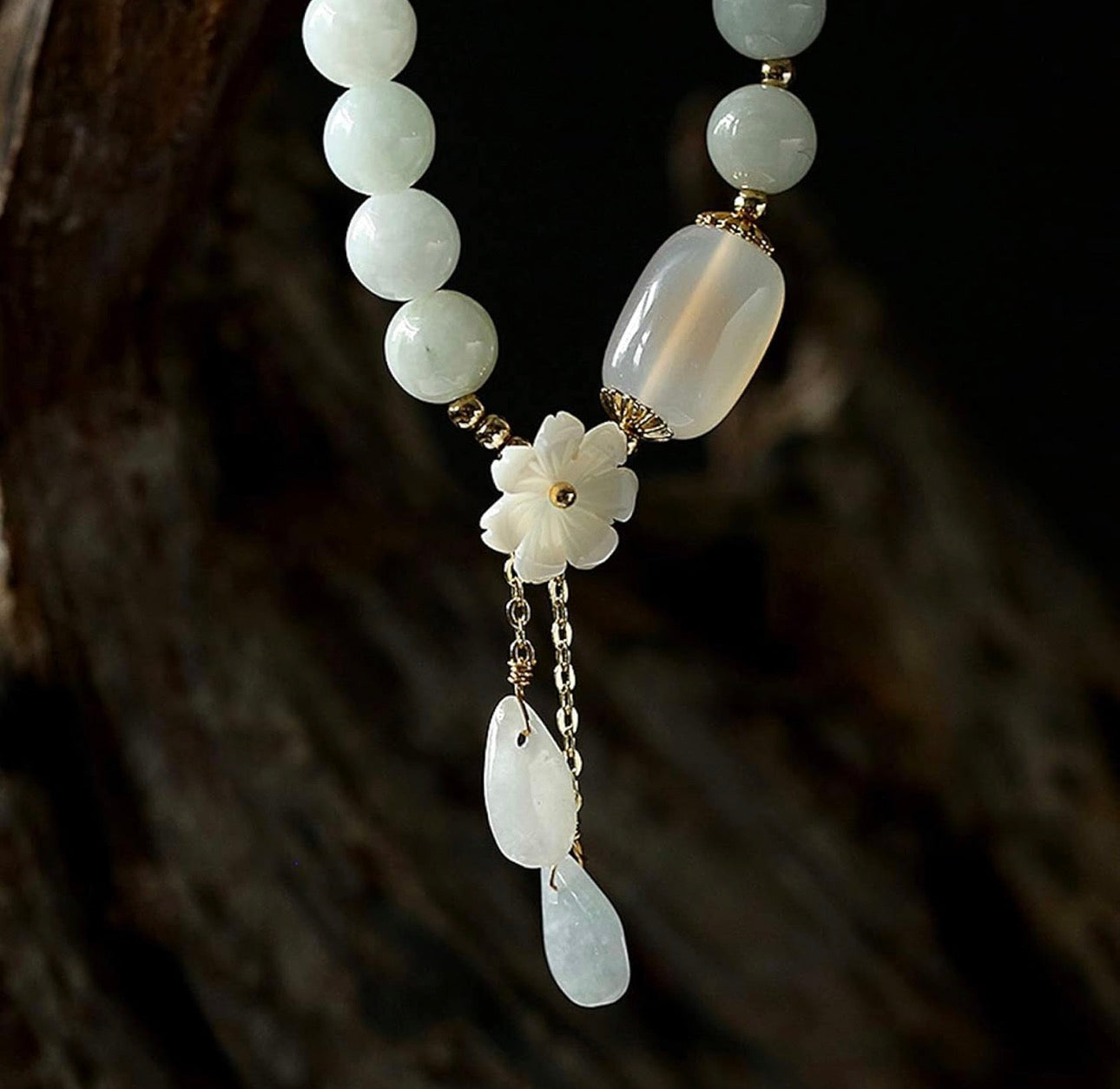 Natural Green Jade Bracelet