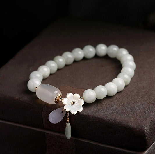 Natural Green Jade Bracelet