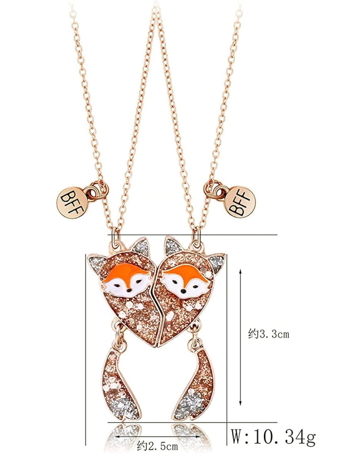Cute Fox BB Necklace