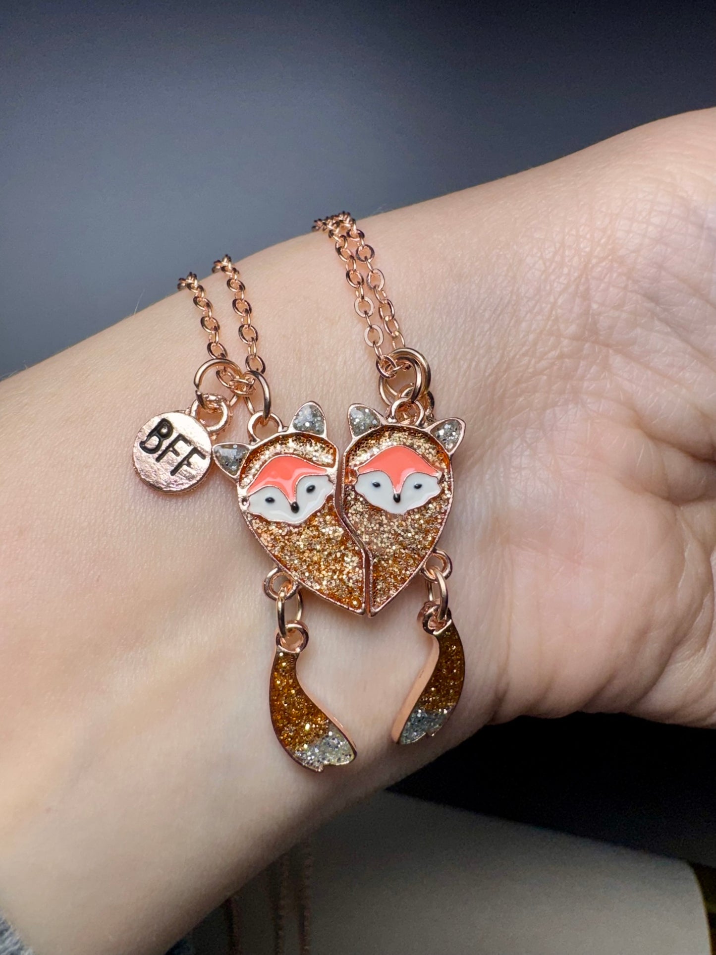 Cute Fox BB Necklace