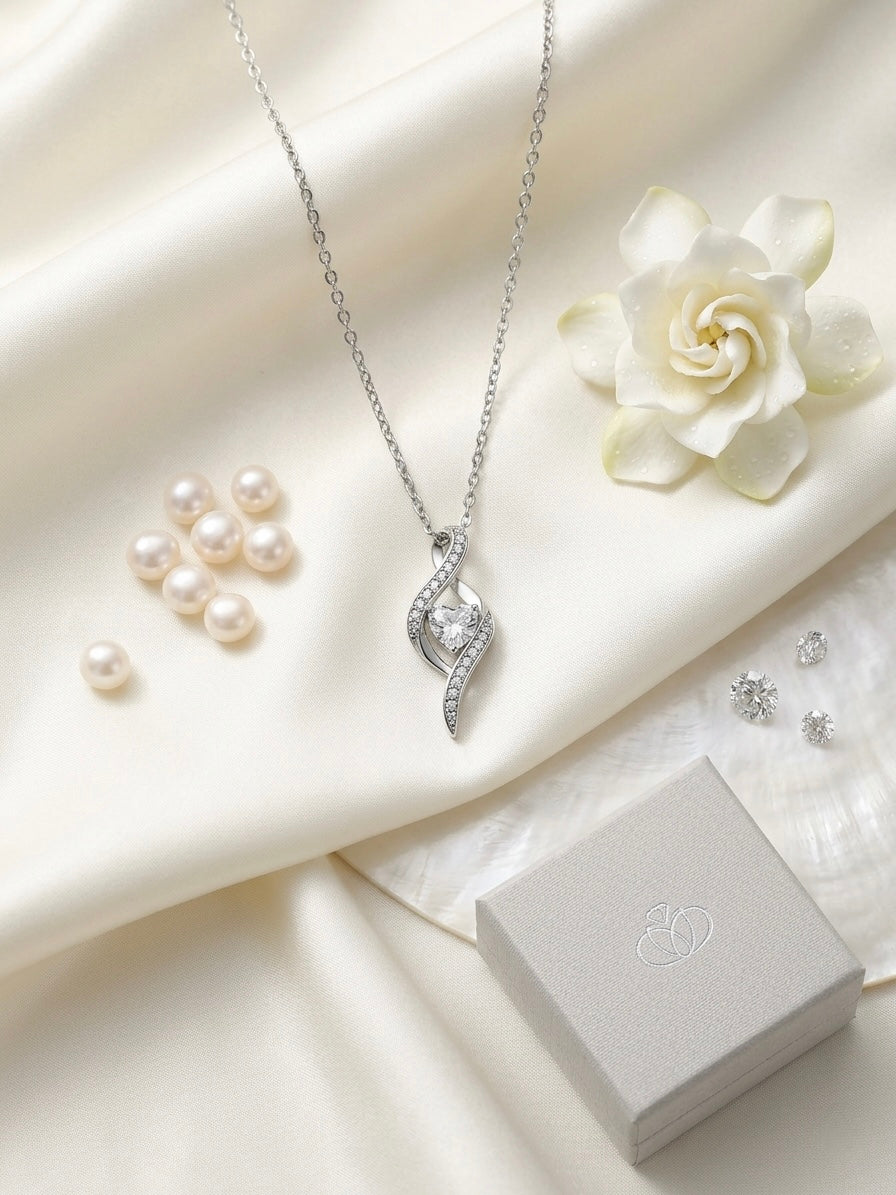 Infinity Love Heart Necklace