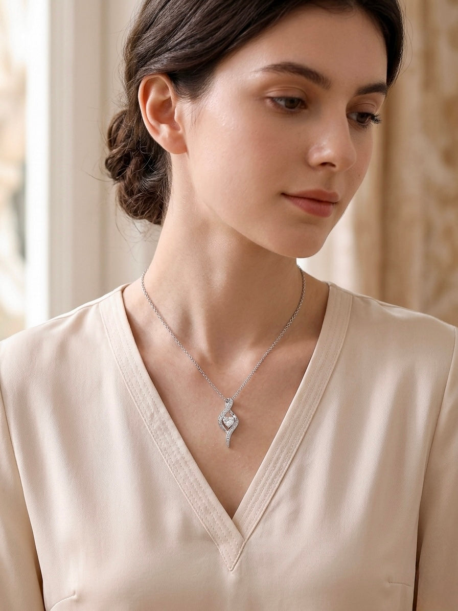 Infinity Love Heart Necklace