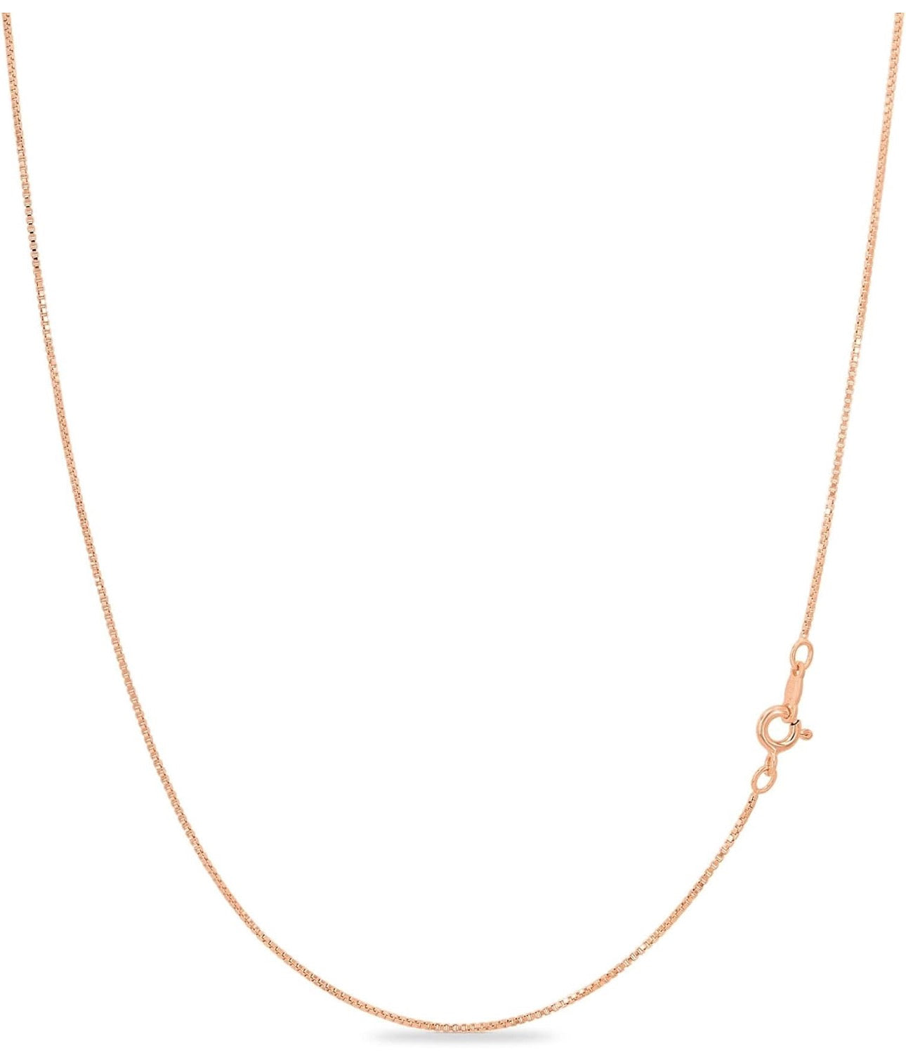 Classic Box Chain Necklace 1 mm