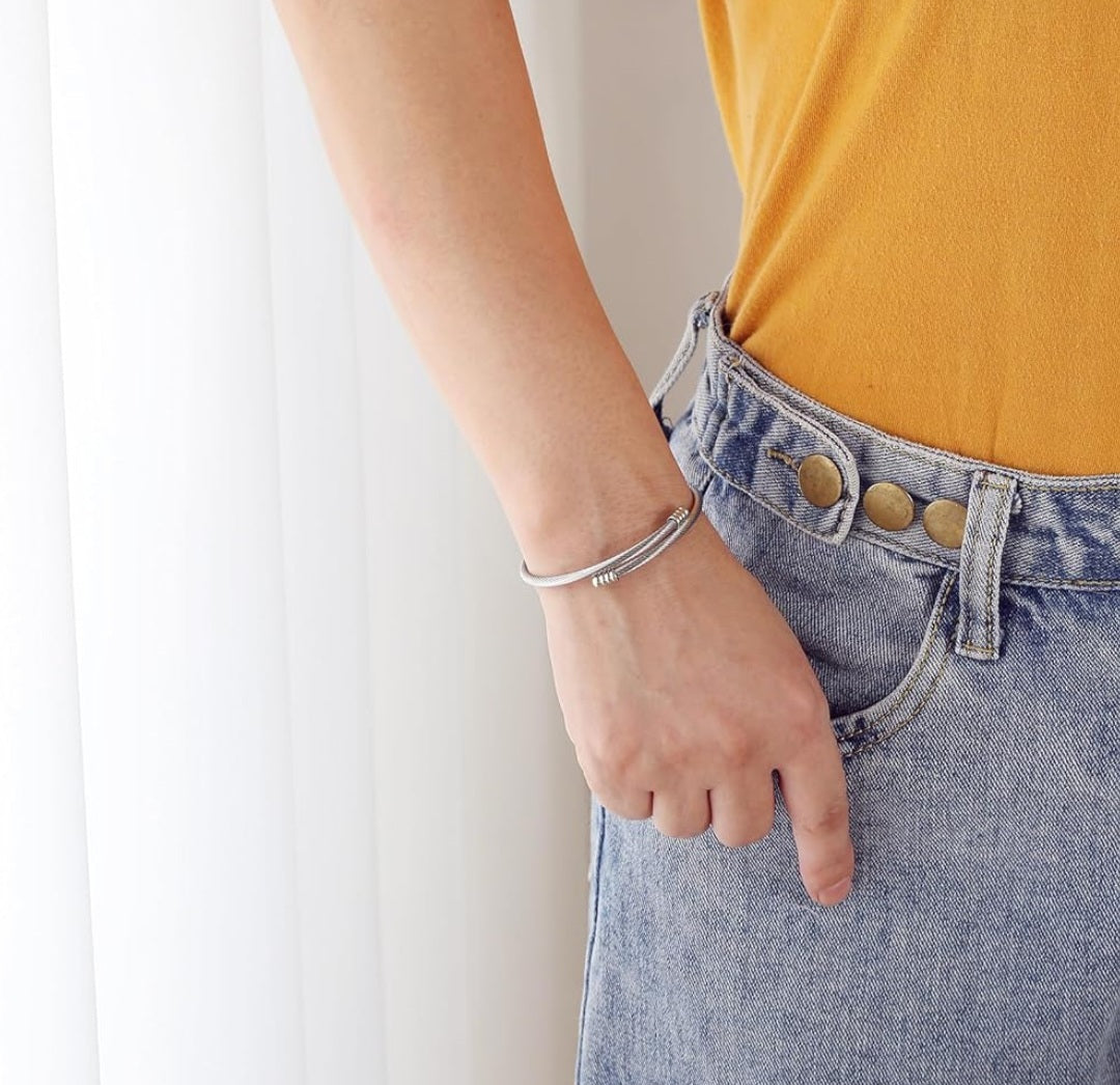 Cable Wire Open Bracelet