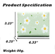 Stylish Compact Faux Leather Wallet – RFID Blocking