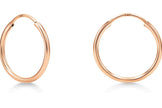 Minimalist 14K Gold Hoop Earrings – 9mm Petite Huggies