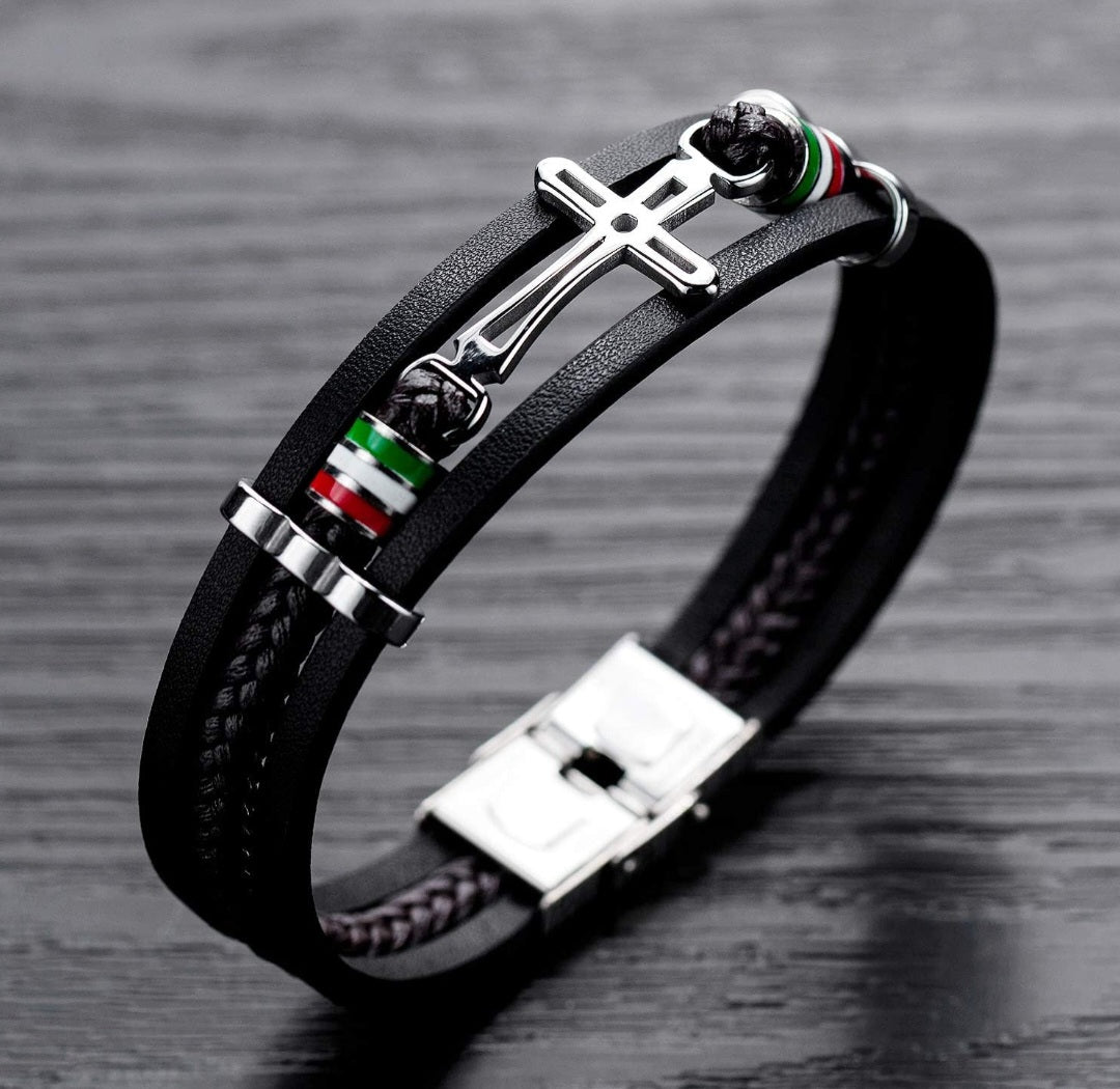 Vintage Multilayer Woven Leather Bracelet