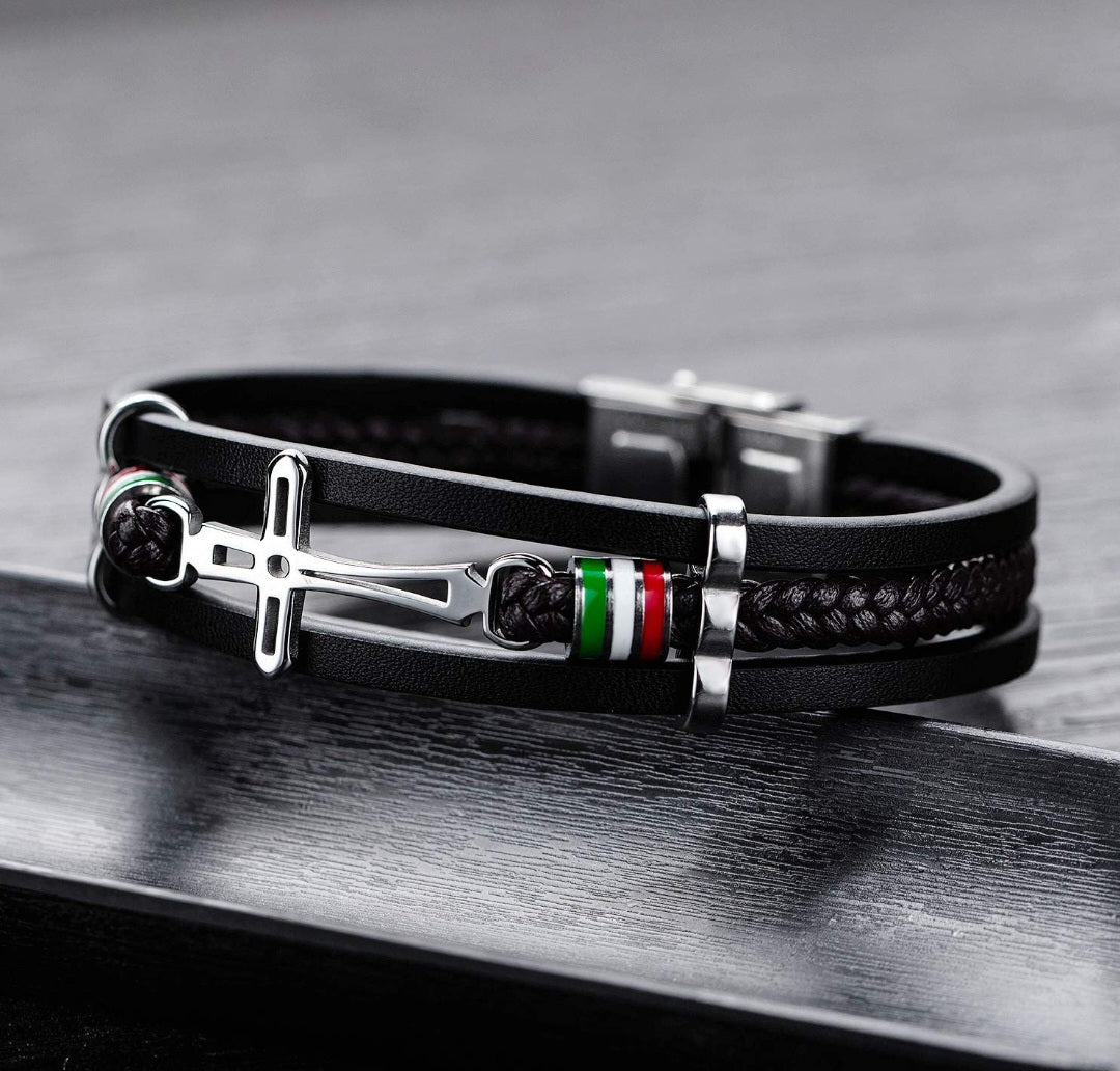 Vintage Multilayer Woven Leather Bracelet