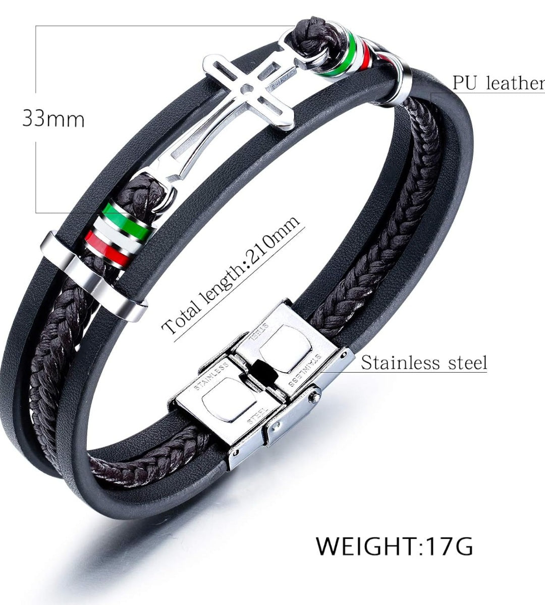 Vintage Multilayer Woven Leather Bracelet