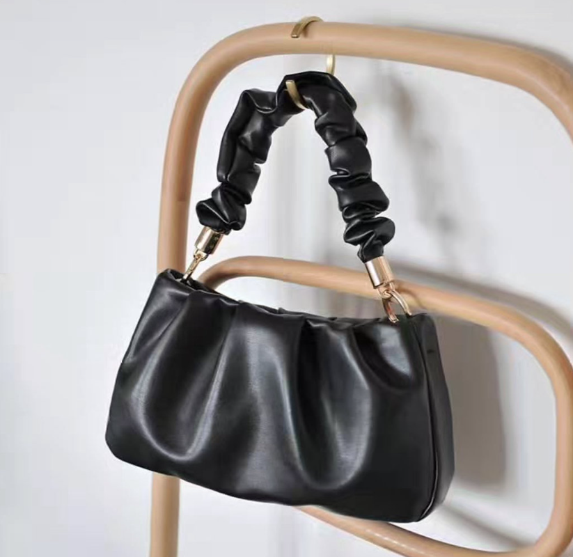 Chic Vegan Leather Hobo Shoulder Bag