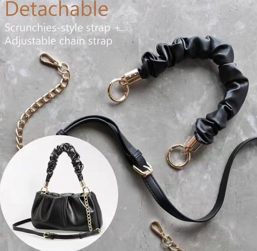 Chic Vegan Leather Hobo Shoulder Bag
