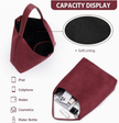 Luxurious Suede Hobo Tote Bag