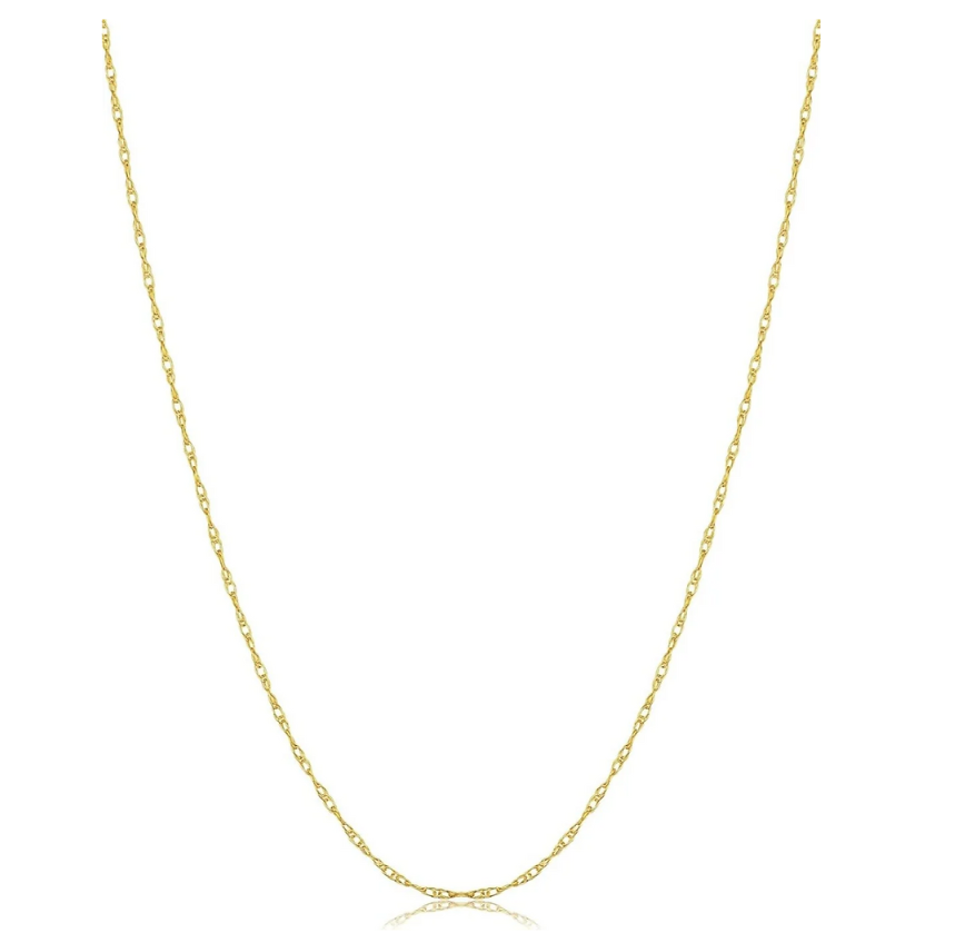 Classic 20" Minimalist Gold Chain – Premium Solid 10K Yellow Gold