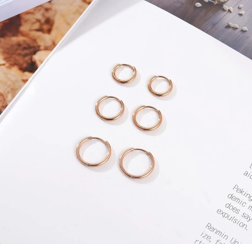 14K Solid Gold 9mm Piercing Ring – Hypoallergenic Fine Body Jewelry