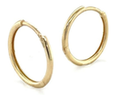 14K Solid Gold 9mm Piercing Ring – Hypoallergenic Fine Body Jewelry