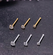 925 Silver Nose & Cartilage Piercing Stud Set – Silver & Gold 3-Piece Pack