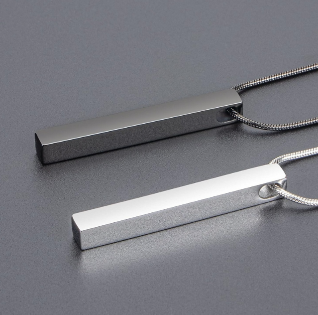 Set Of 2 Stainless Steel Necklaces