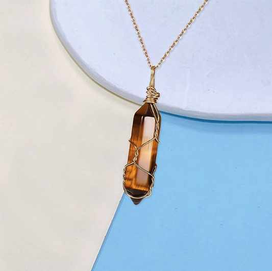 Reiki Quarts Crystal Necklace