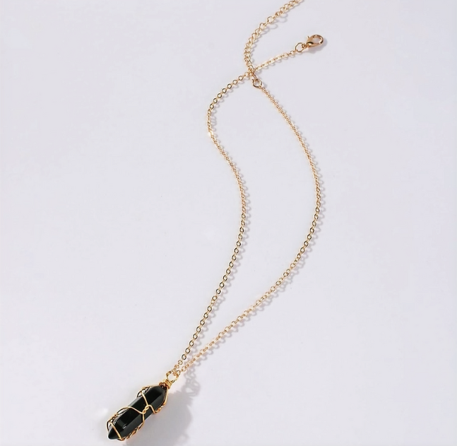 Reiki Quarts Crystal Necklace