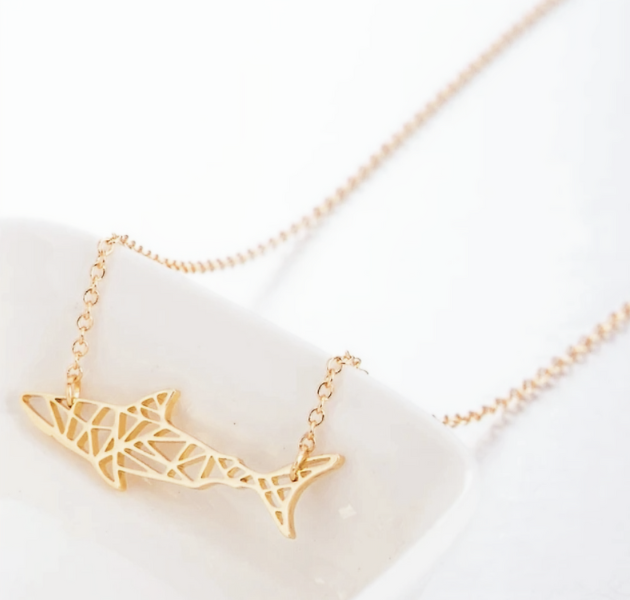 Stainless Steel "Shark" Necklace