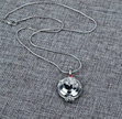 Mystical Vervain Charm – 17-Inch Stainless Steel Necklace