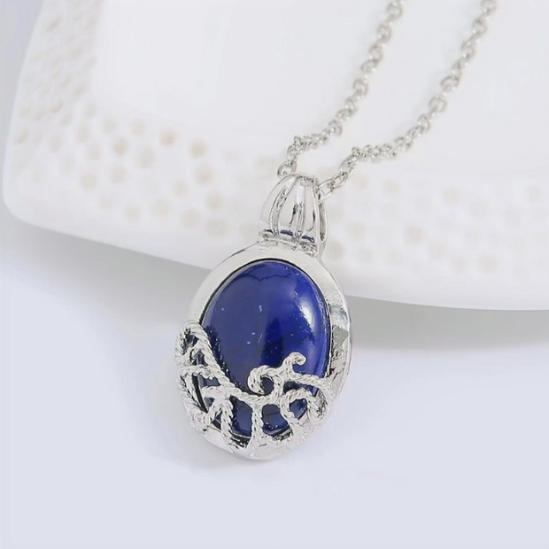 Vampire-Inspired Vervain Pendant on 16" Durable Steel Chain