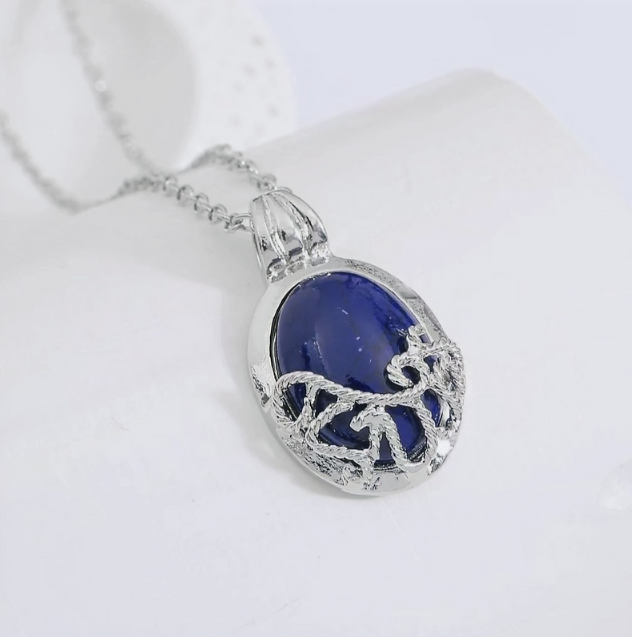 Vampire Girl Vervain Charm Necklace