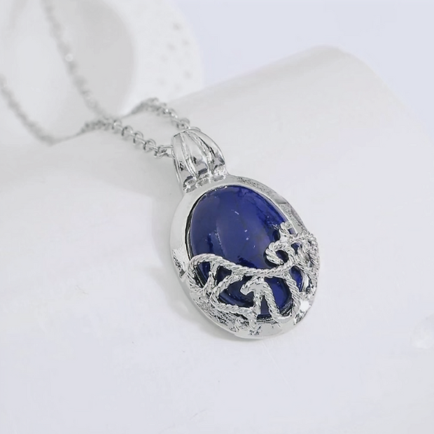 Vampire-Inspired Vervain Pendant on 16" Durable Steel Chain