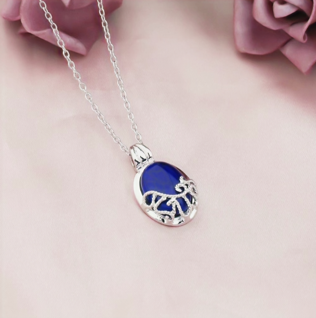 Vampire Girl Vervain Charm Necklace