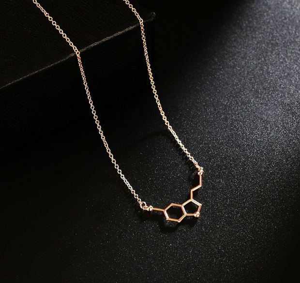 20" Molecule Pendant Necklace – Minimalist Science Jewelry