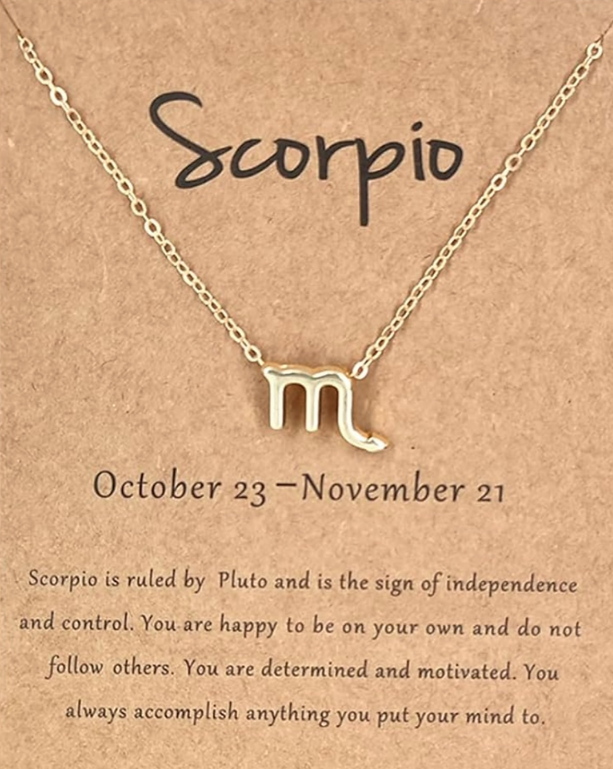 Scorpio Pendant Necklace