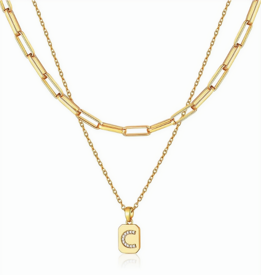 18K Gold Plated Stainless Steel Necklace