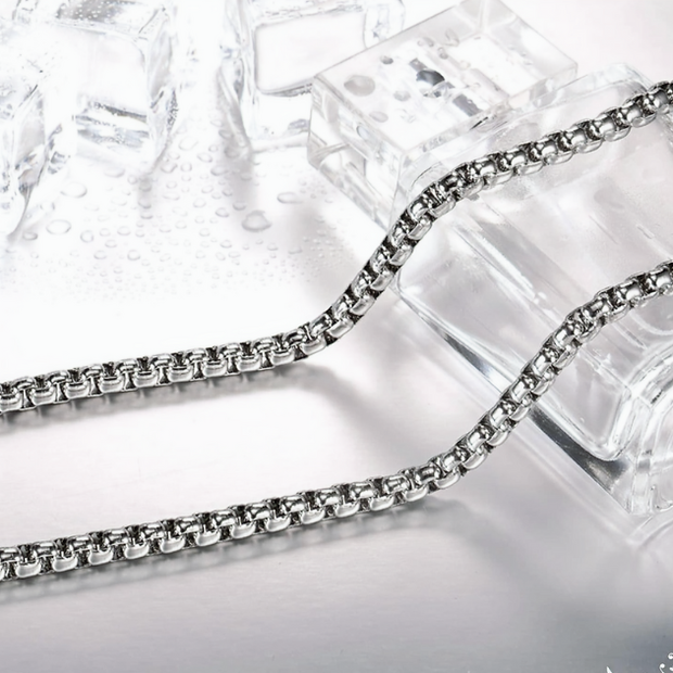 20" Stainless Steel Rollo Chain – 2 mm Round Link Necklace