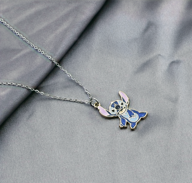 25.5" Stitch Ohana Pendant Necklace – Meaningful Disney-Inspired Jewelry