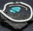 White Heishi Bead Beach Necklace – Adjustable 16