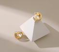 Classic Gold Huggie Hoop Earrings – Minimalist Accessory