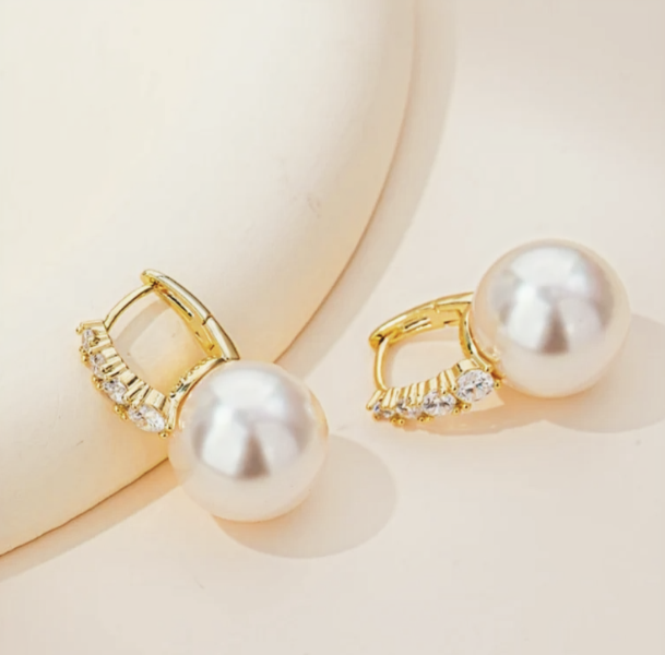 Pearl Stud Earrings