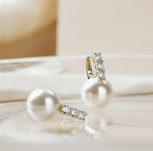 Pearl Stud Earrings
