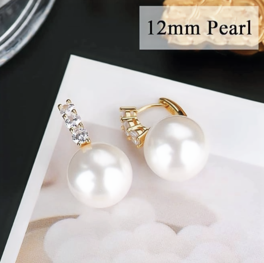 Pearl Stud Earrings