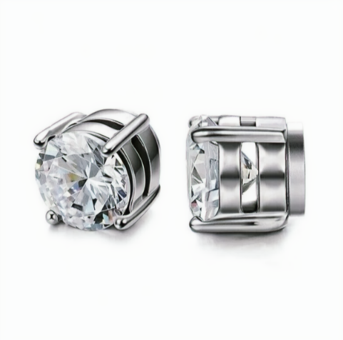 Stainless Steel Magnetic Earrings