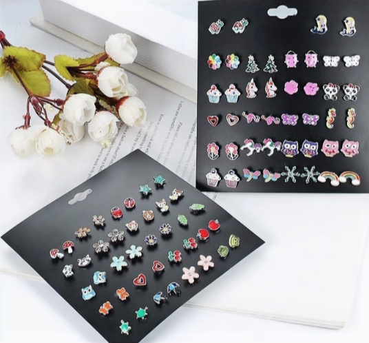 Set of 41 earrings