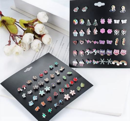 Set of 41 earrings