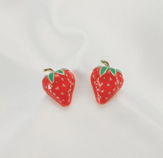Strawberry Cute Stud Earrings