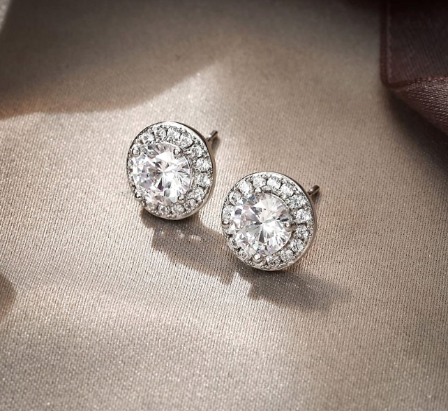 Fashion Sparkle Stud Earrings