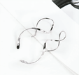Spiral Dangle Earrings – Modern Minimalist Stainless Steel Jewelry