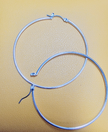 Classic Large Stainless Steel Hoop Earrings – Lightweight Everyday Jewelry
