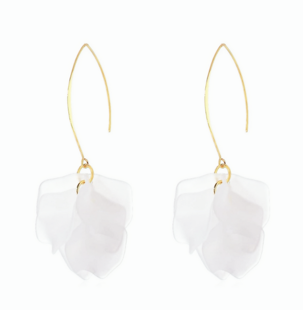 Boho Flower Hoop Earrings