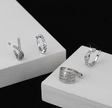 Elegant 925 Sterling Silver Ear Cuff Set (4 Pieces)