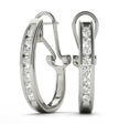 Classic 1.5 cm J-Hoop Earrings in 925 Sterling Silver