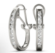 Classic 1.5 cm J-Hoop Earrings in 925 Sterling Silver